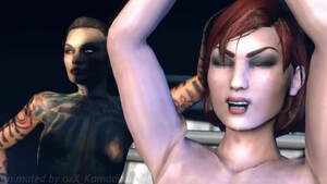 Увлекательный порно мультик во вселенной Mass Effect